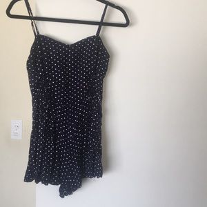 Vintage polka dot romper